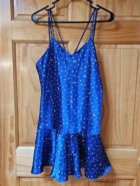 Vintage Celestial Moon & Star Slip Dress